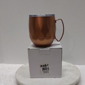 Zak! Design Fractal Stainless Steel Mule Mug Rose Gold #1-4